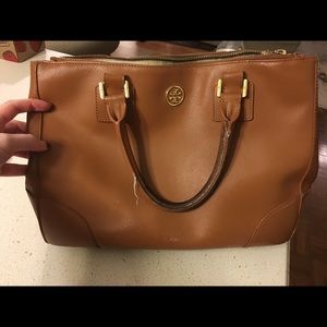 LOWEST! Tory Burch Robinson Double Zip Purse